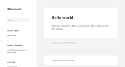 Desktop Screenshot of bitcoinvest.com