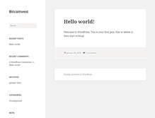 Tablet Screenshot of bitcoinvest.com